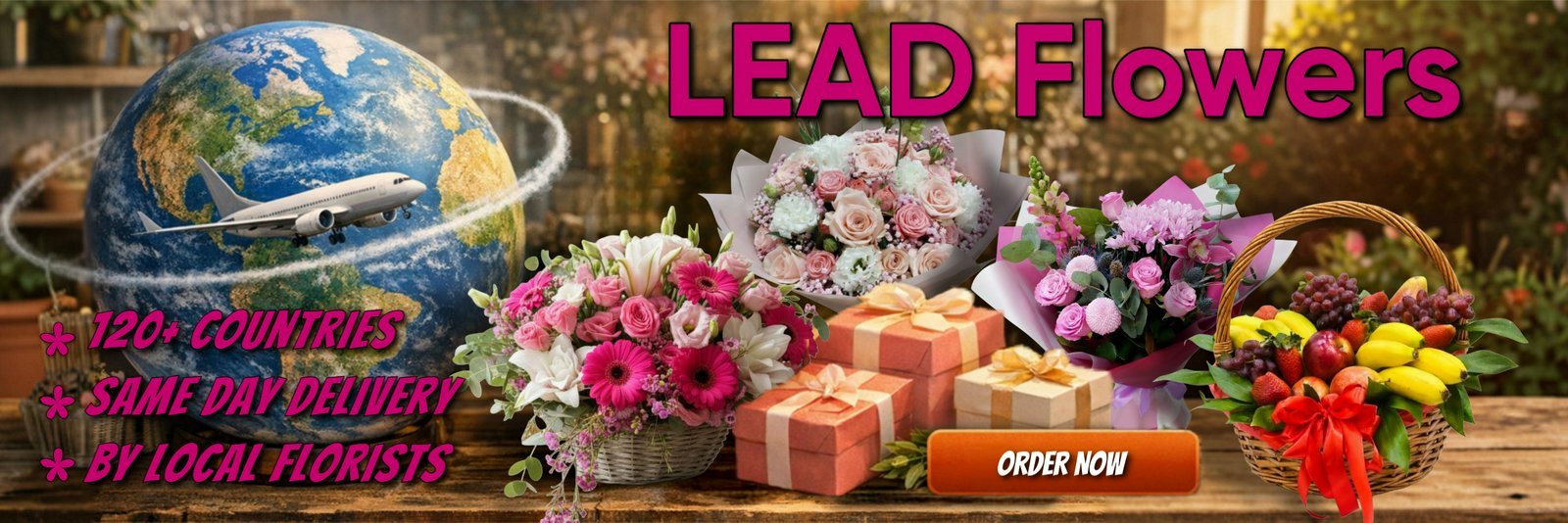 Lead Flowers Worldwide Delivery
